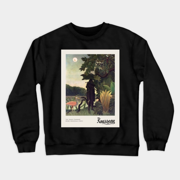 The Snake Charmer Crewneck Sweatshirt by MurellosArt